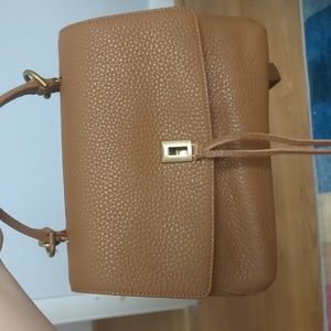 Rebecca Minkoff Darren Top Handle Messenger in Caramello